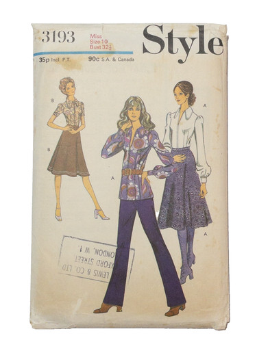 Vintage style 3193 1971 sewing - 3193,