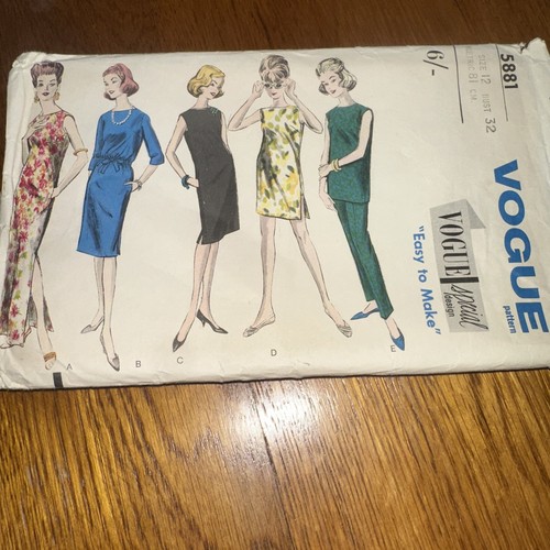 Vintage vogue pattern 5881 - vintage,