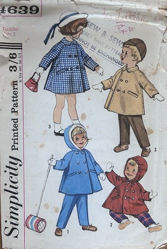 Vintage simplicity child - simplicity, child’s