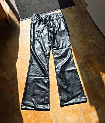 Vintage topshop faux - topshop, leather