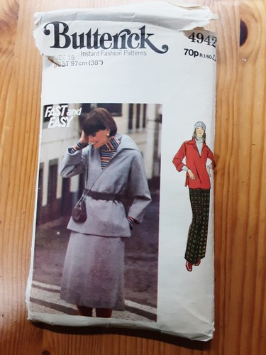 Vintage 1970s butterick 4942 - 1970s,