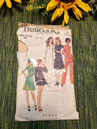 Butterick sewing pattern 6482 - sewing,