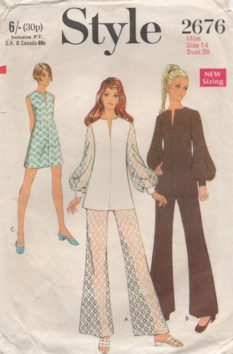 Style sewing pattern 2676 - 2676, mini