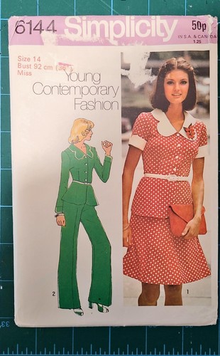 Vintage 1970s simplicity - simplicity, 6144