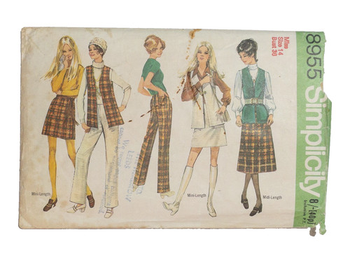 Vintage simplicity 8955 - vintage, 1970