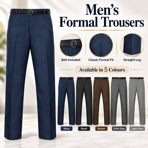 Mens formal trousers everpress - mens,