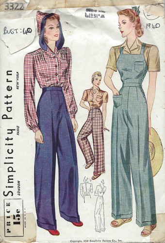 1940 vintage sewing pattern - vintage,