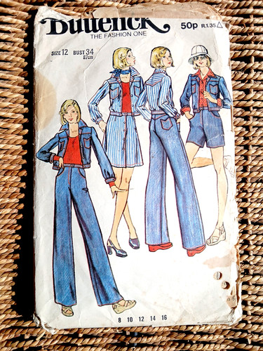 Vintage 1970s butterick sewing - vintage,