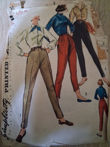 Vintage 1950s sewing pattern - vintage,
