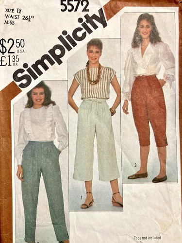 Vintage 80s simplicity 5572 - 80s,