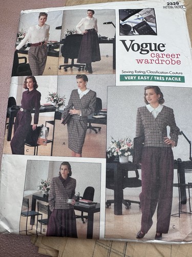 Vintage vogue pattern - vintage, career