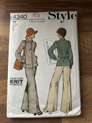 Vintage style sewing pattern - sewing,