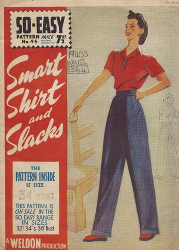 1940s ww2 vintage sewing - ww2,