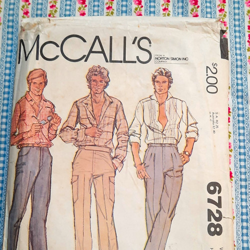 Mccall 6728 men - mccall's, men's