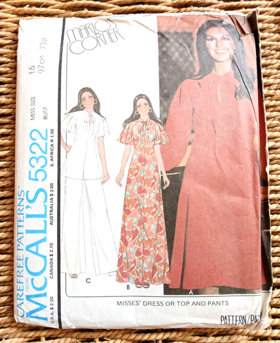 Vintage 1970s mccall sewing - vintage,