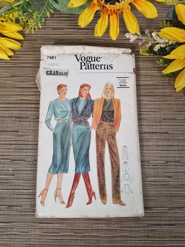Vogue sewing pattern 7481 - pattern,