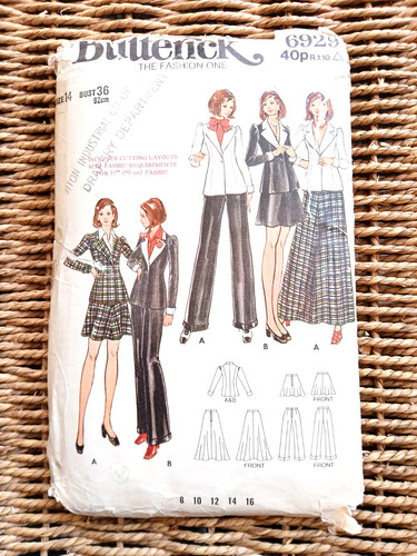 Vintage 1970s butterick - 1970s, sewing