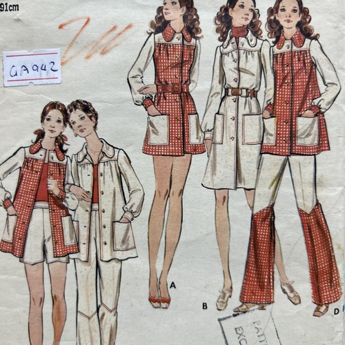 Vtg 60s butterick 6548 - vtg,